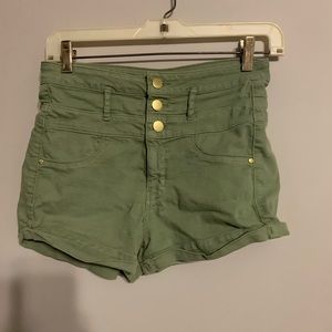 High waisted shorts